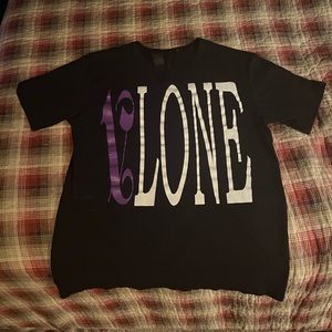 Vlone x palm angels t shirt. Hit my on ig throw offers @packrunnerkyy